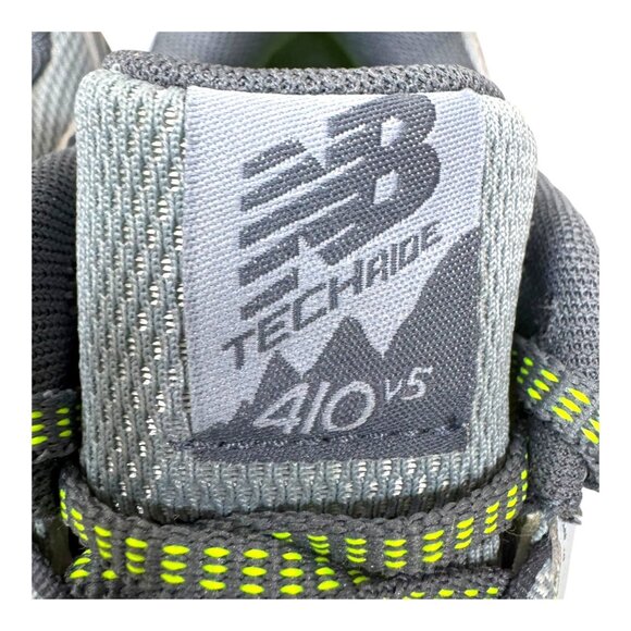 New Balance 410 V5 Trail Running Shoes Gray Neon Athletic Sneakers 6.5 - Picture 3 of 10